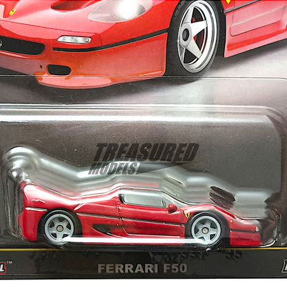 Hot Wheels Ferrari F50 Rosso Barchetta 2025 Premium Car Culture Timeless Icons 1/64 Diecast