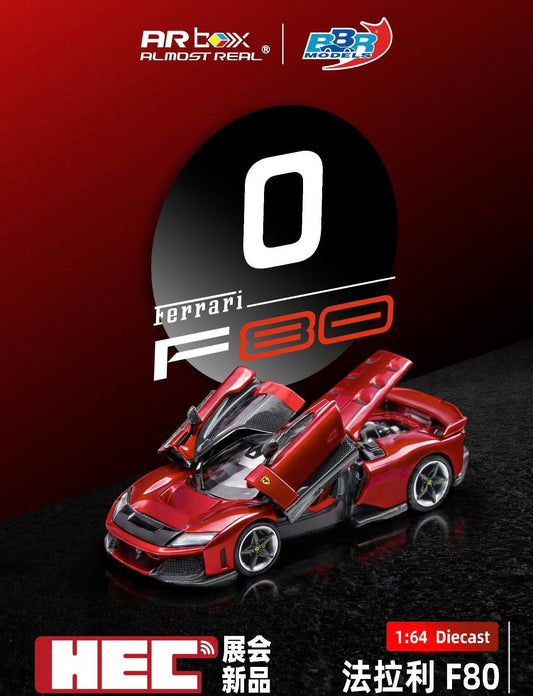 BBR Models x Almost Real Ferrari F80 BBR x AR HEC 2026 China 1/64 Diecast