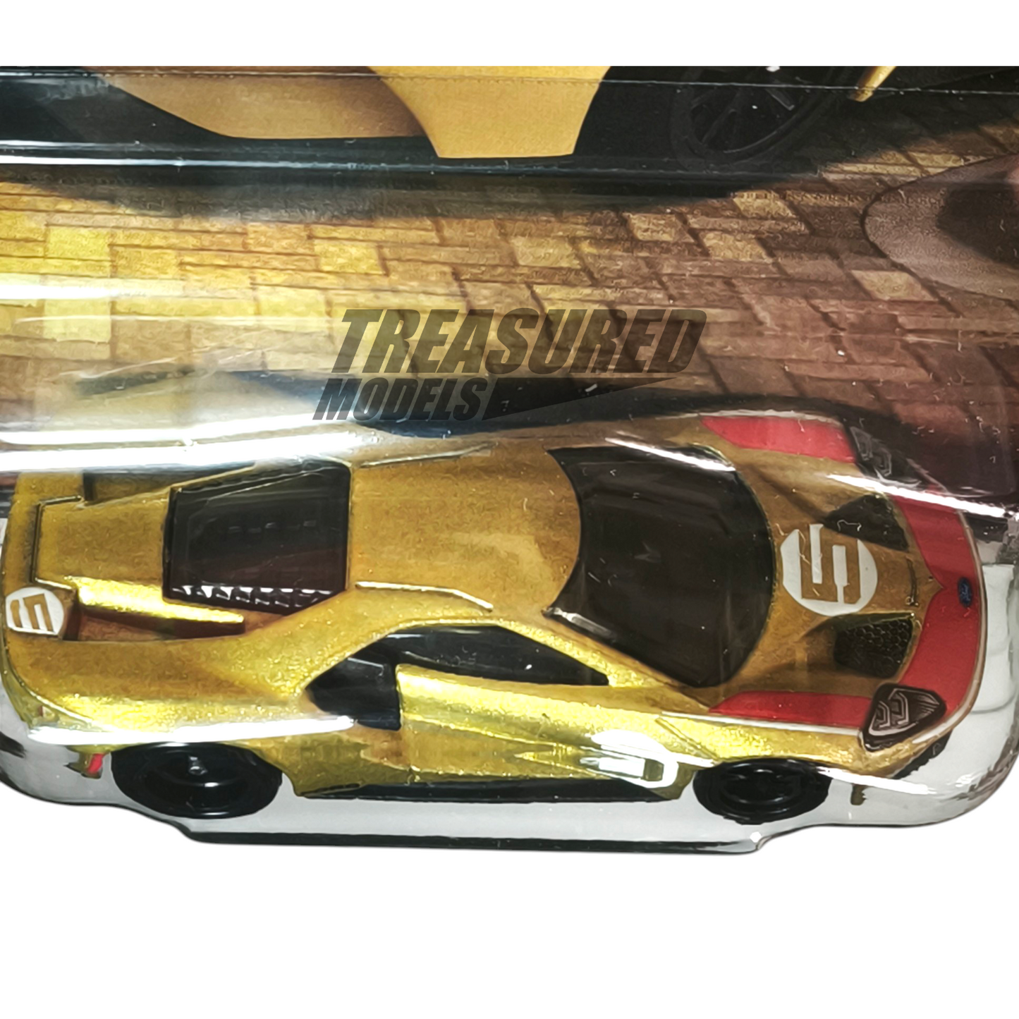 Hot Wheels Ford 17 GT Holman Moody Gold 2025 Premium Boulevard 1/64 Die Cast