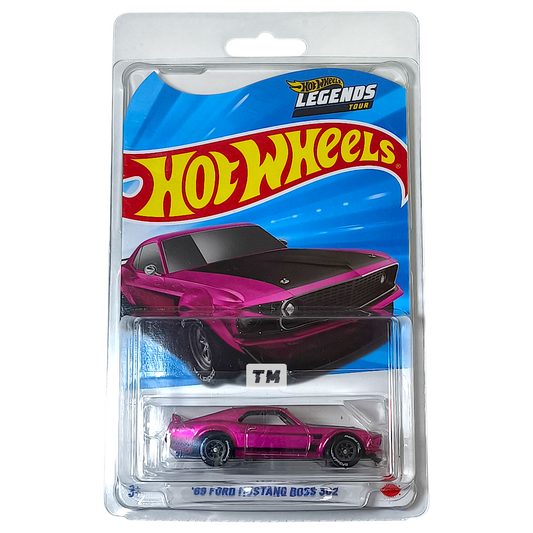 Hot Wheels Ford 69 Mustang Boss 302 Spectraflame Pink 2026 Legends Tour Exclusive 1/64 Diecast