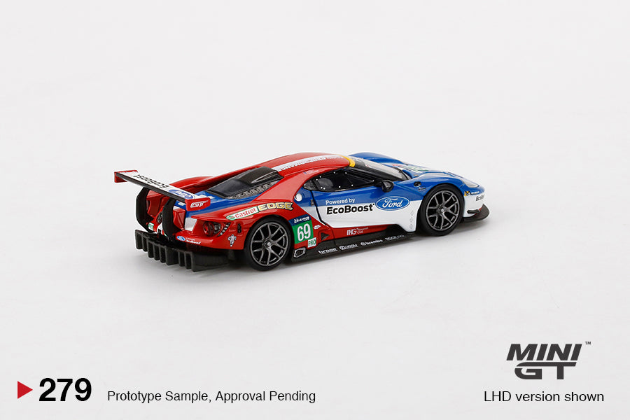 Mini GT Ford GT LMGTE PRO 2016 24 Hrs of Le Mans Ford Chip Ganassi Team 4 Cars Set MGTS0001 1/64 Diecast