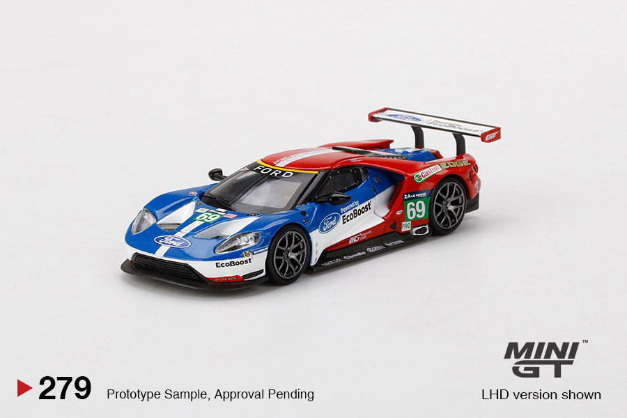 Mini GT Ford GT LMGTE PRO 2016 24 Hrs of Le Mans Ford Chip Ganassi Team 4 Cars Set MGTS0001 1/64 Diecast