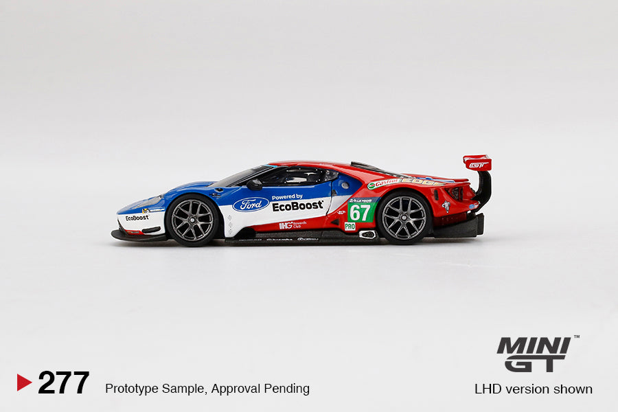 Mini GT Ford GT LMGTE PRO 2016 24 Hrs of Le Mans Ford Chip Ganassi Team 4 Cars Set MGTS0001 1/64 Diecast