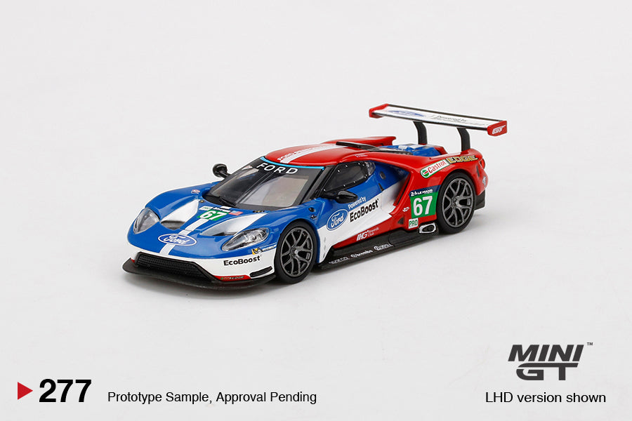Mini GT Ford GT LMGTE PRO 2016 24 Hrs of Le Mans Ford Chip Ganassi Team 4 Cars Set MGTS0001 1/64 Diecast
