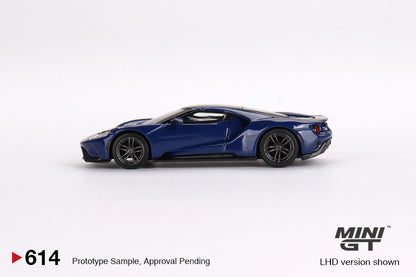 Mini GT Ford GT Sunoco Blue MGT00614 1/64 Die Cast