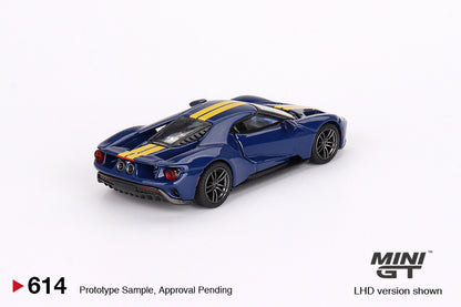 Mini GT Ford GT Sunoco Blue MGT00614 1/64 Die Cast
