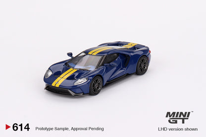 Mini GT Ford GT Sunoco Blue MGT00614 1/64 Die Cast