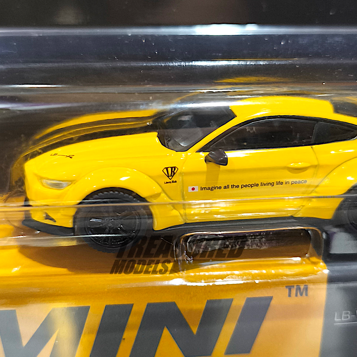 Mini GT Ford LB-WORKS Mustang Triple Yellow Blister Packaging MGT01077 1/64 Die Cast
