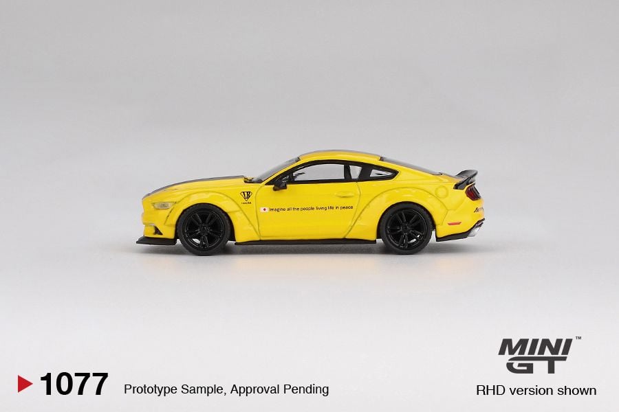 Mini GT Ford LB-WORKS Mustang Triple Yellow Blister Packaging MGT01077 1/64 Die Cast