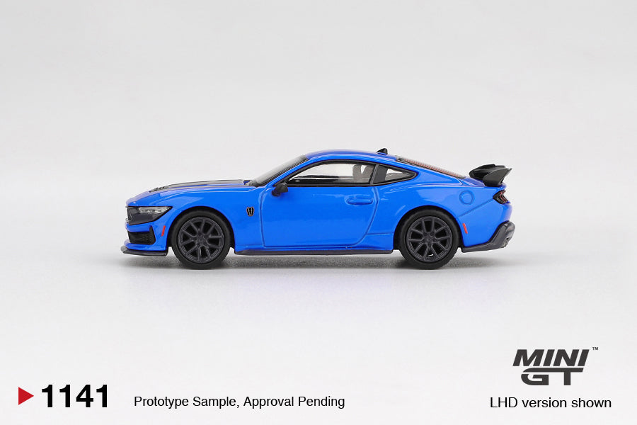 Pre-Order* Mini GT Ford Mustang Dark Horse 2024 Grabber Blue