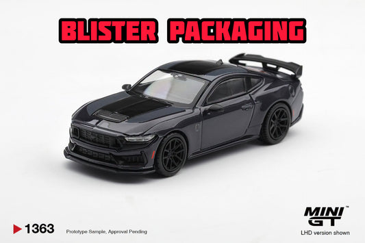 [Pre-Order] Mini GT Ford Mustang Dark Horse Blue Ember Blister Packaging MGT01363-BL 1/64 Diecast