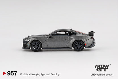 Mini GT Ford Mustang Dark Horse Carbonized Gray MGT00957 1/64 Diecast