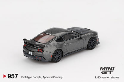 Mini GT Ford Mustang Dark Horse Carbonized Gray MGT00957 1/64 Diecast