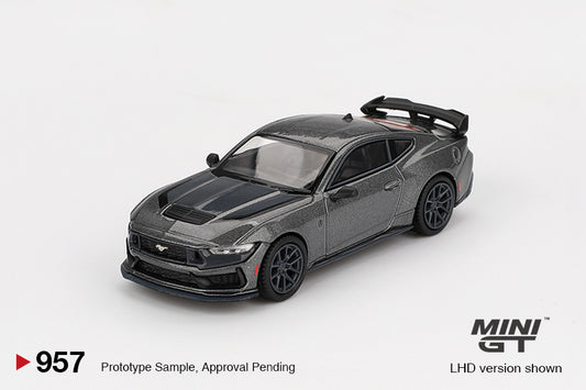 Mini GT Ford Mustang Dark Horse Carbonized Gray MGT00957 1/64 Diecast
