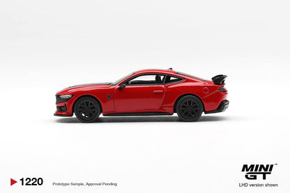 [Pre-Order] Mini GT Ford Mustang Dark Horse Race Red MGT01220 1/64 Diecast