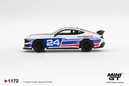 [Pre-Order] Mini GT Ford Mustang Dark Horse #24 Ford Performance Racing School MGT01172 1/64 Diecast