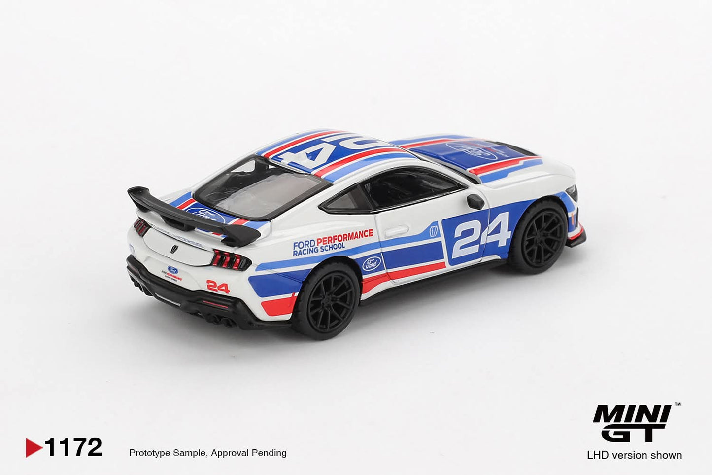 [Pre-Order] Mini GT Ford Mustang Dark Horse #24 Ford Performance Racing School MGT01172 1/64 Diecast