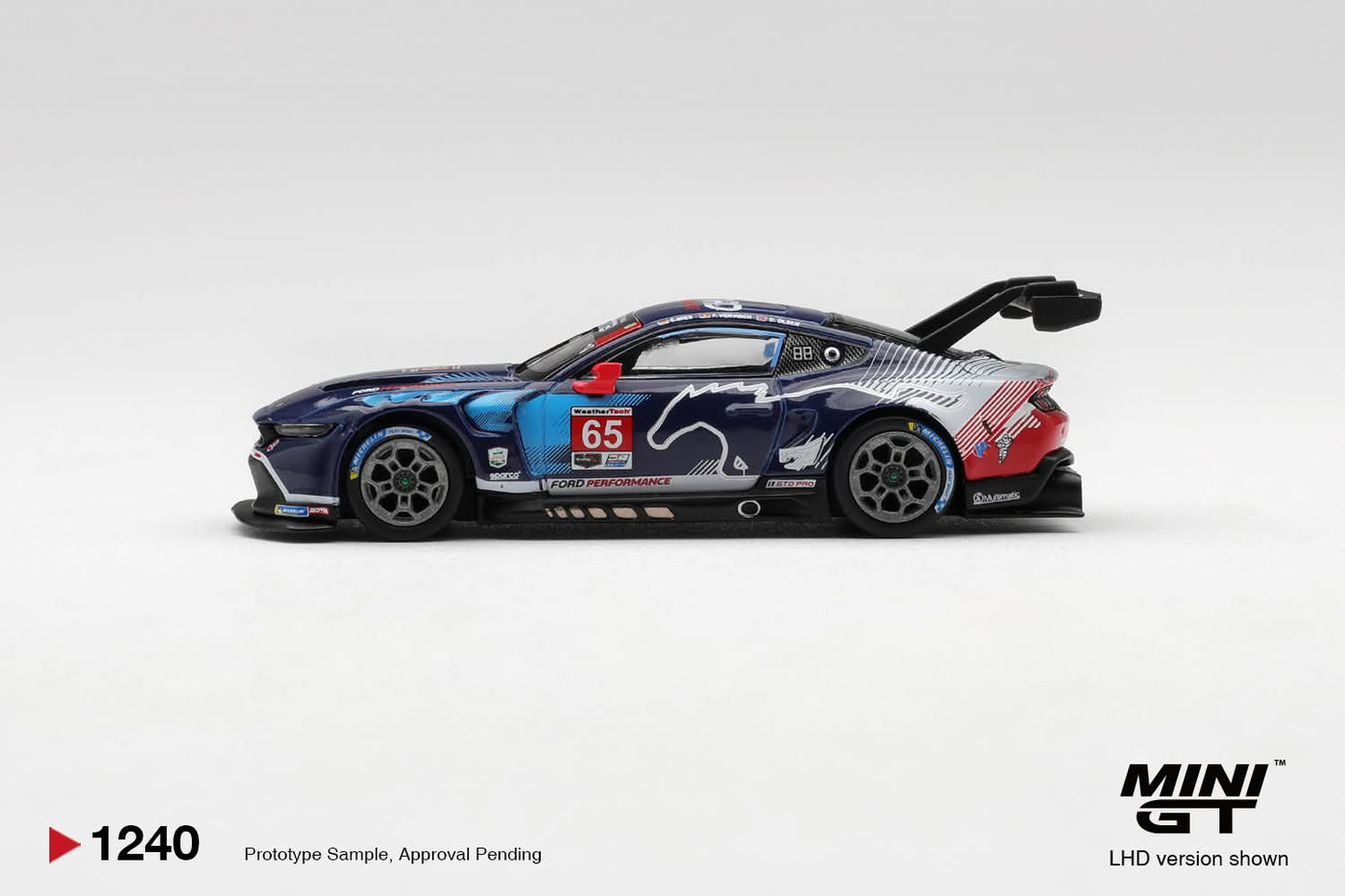 [Pre-Order] Mini GT Ford Mustang GT3 #65 Ford Multimatic Motorsports 2025 IMSA Daytona 24 Hrs Winner MGT01240 1/64 Diecast