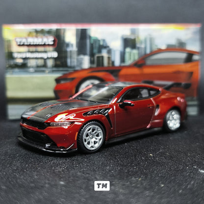 CHASE! Tarmac Works Ford Mustang GTD Red Chrome T64G-086-RE 1/64 Diecast