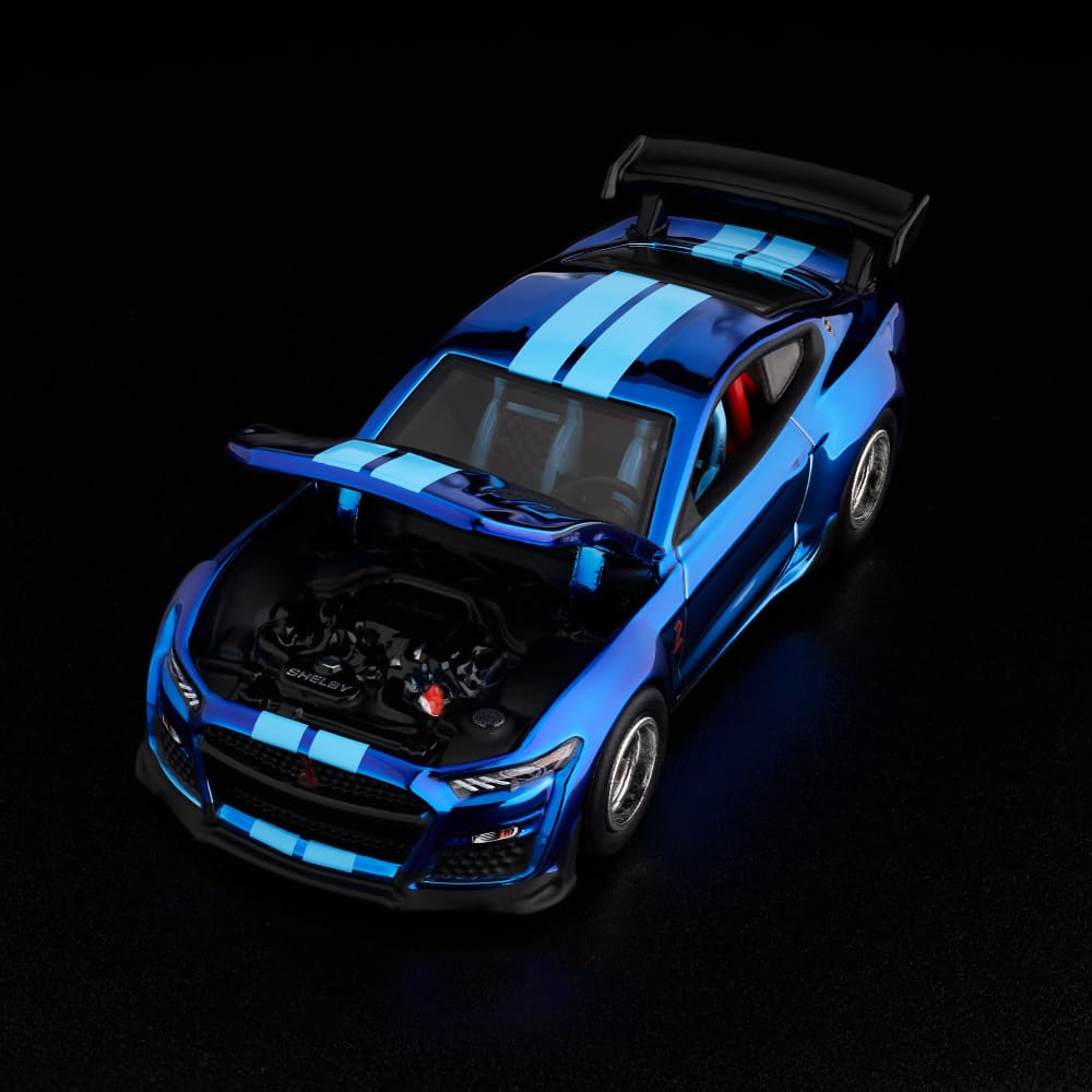HOT WHEELS Ford Mustang Shelby GT500 Code Red 2022 Spectraflame Indigo Blue RLC 1/64 Diecast