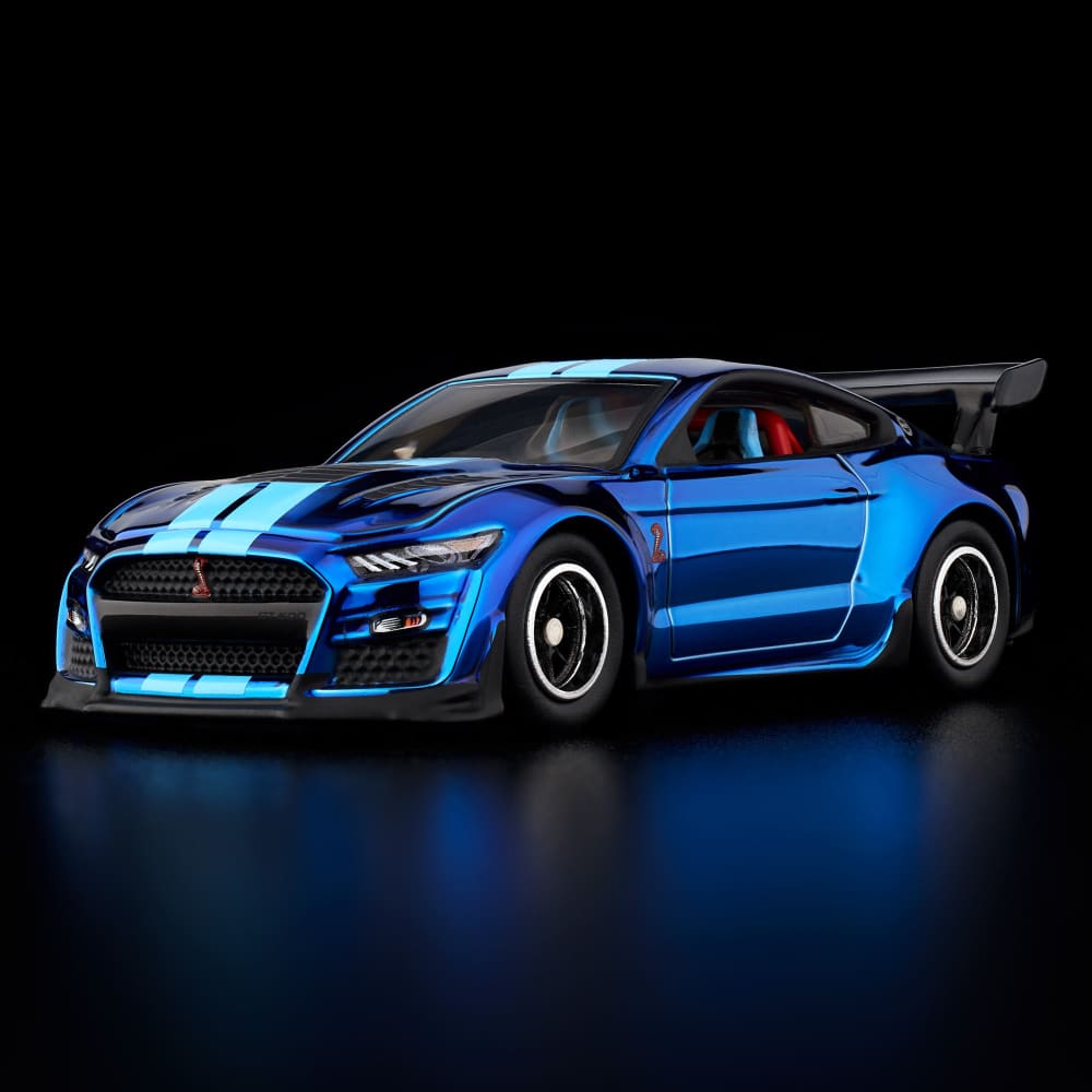 HOT WHEELS Ford Mustang Shelby GT500 Code Red 2022 Spectraflame Indigo Blue RLC 1/64 Diecast