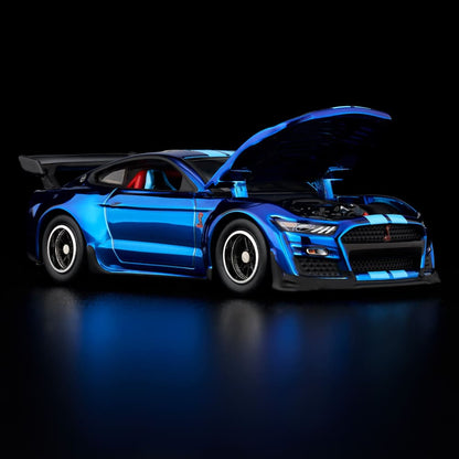 HOT WHEELS Ford Mustang Shelby GT500 Code Red 2022 Spectraflame Indigo Blue RLC 1/64 Diecast