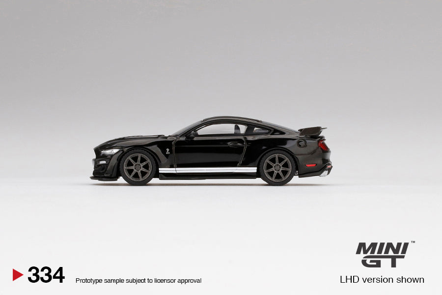 Mini GT Ford Mustang Shelby GT500 Shadow Black MGT00334 1/64 Diecast