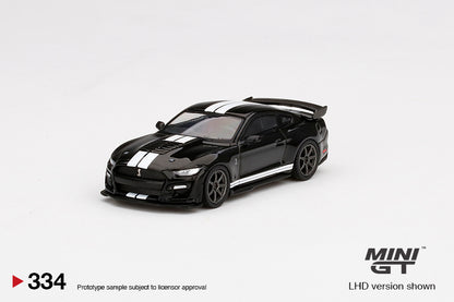 Mini GT Ford Mustang Shelby GT500 Shadow Black MGT00334 1/64 Diecast