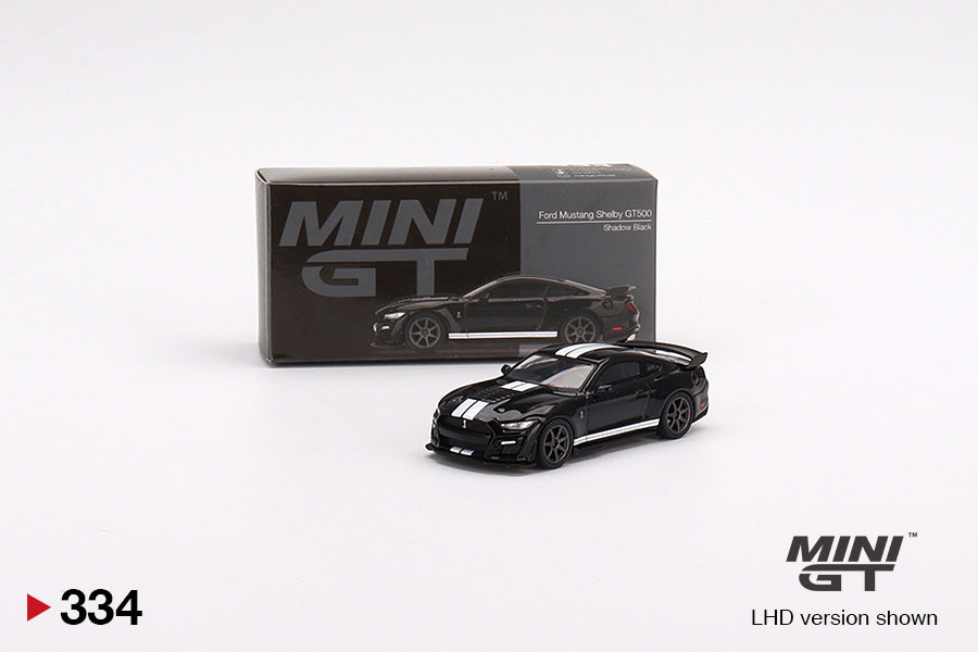 Mini GT Ford Mustang Shelby GT500 Shadow Black MGT00334 1/64 Diecast