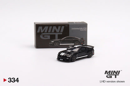 Mini GT Ford Mustang Shelby GT500 Shadow Black MGT00334 1/64 Diecast