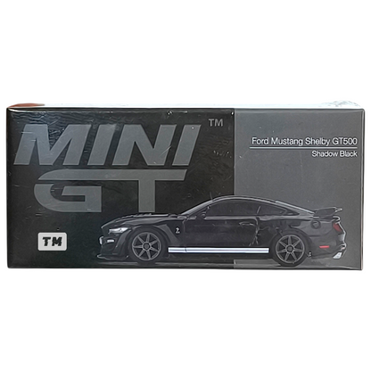 Mini GT Ford Mustang Shelby GT500 Shadow Black MGT00334 1/64 Diecast