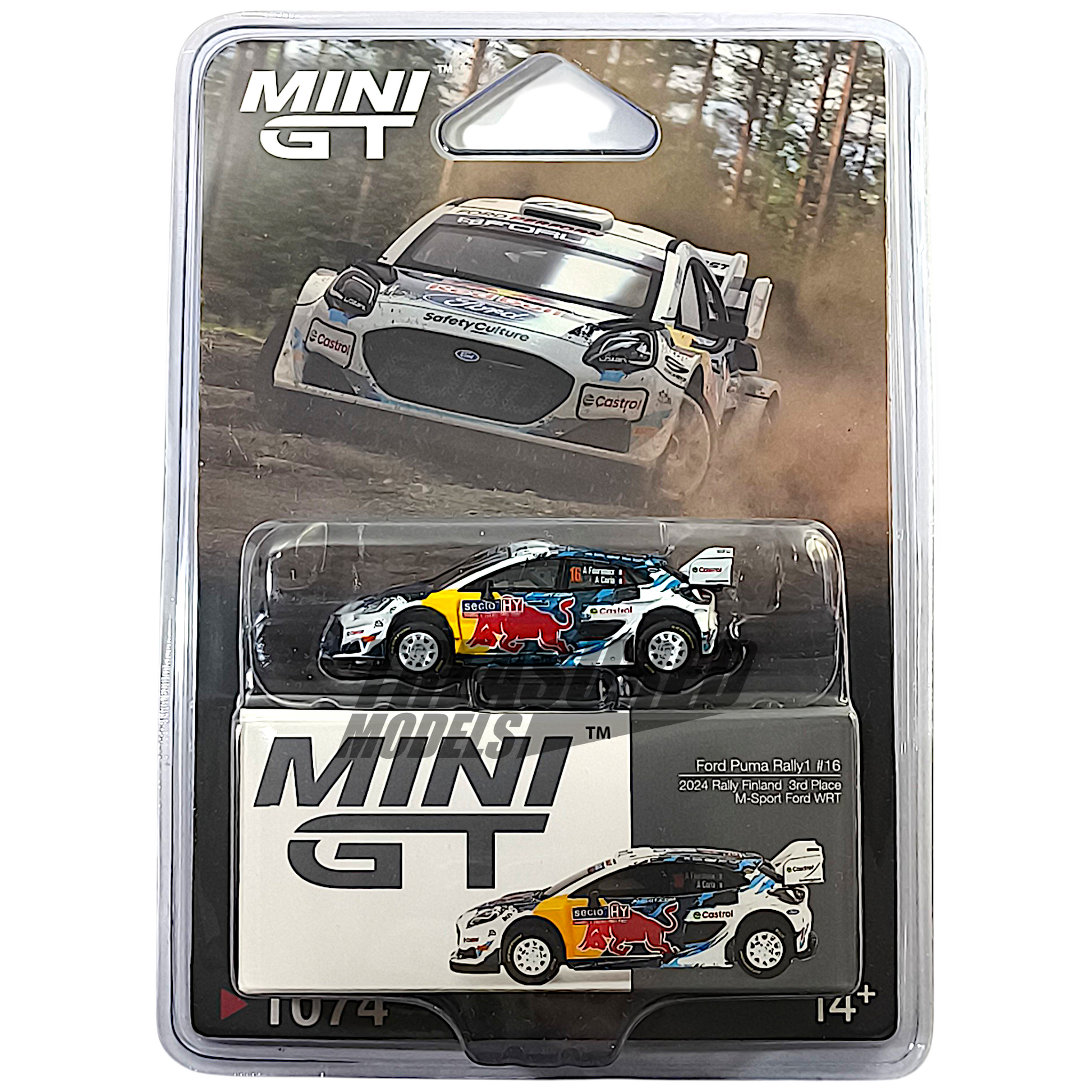 Mini GT Ford Puma Rally1 #16 M-Sport Ford WRT 2024 Rally Finland