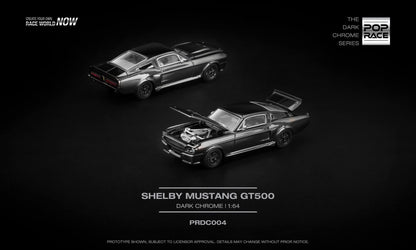 *Pre-Order* Pop Race Ford Shelby Mustang GT500 Dark Chrome PRDC004 1/64 Diecast