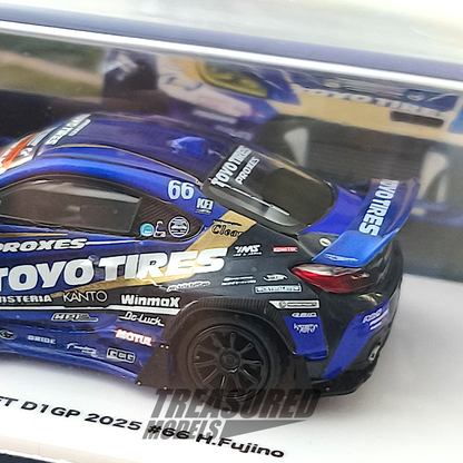 [TAS2026] Inno64 Gulliver GR86 Team Toyo Tires Drift D1GP 2025 #66 H.Fujino TAS 2026 1/64 Diecast