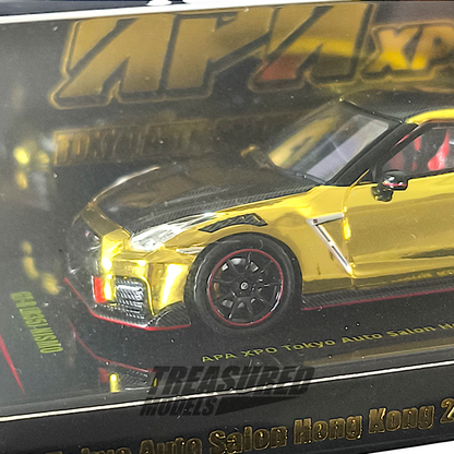 Inno64 GT-R R35 Nismo Chrome Gold APA XPO Tokyo Auto Salon Hong