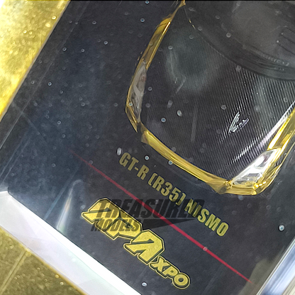 Inno64 GT-R R35 Nismo Chrome Gold APA XPO Tokyo Auto Salon Hong Kong 2025 VIP Exclusive 1/64 Diecast