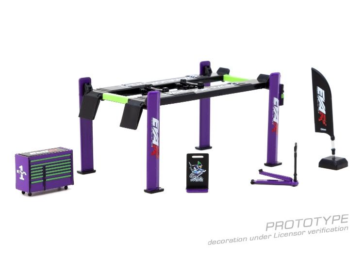 Tarmac Works EVA Racing Garage Tools Set Parts64 T64A-TL001-EVA 1/64 Diecast