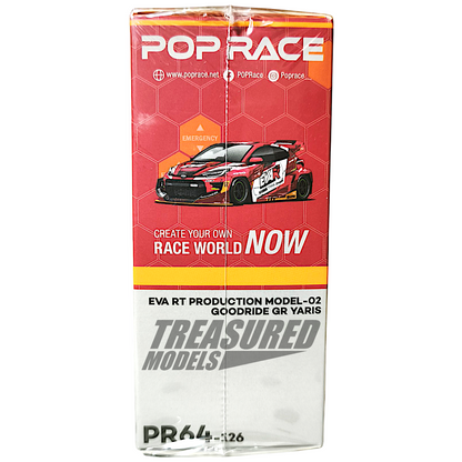 Pop Race GoodRide GR Yaris EVA RT Production Model-02 PR640126 1/64 Diecast