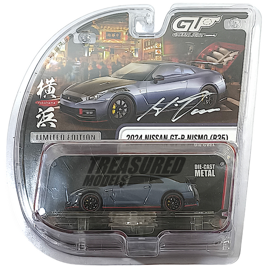 Green Light Nissan 2024 GT-R Nismo R35 APAxpo 2025 Signed by Hiroshi Tamura 1/64 Diecast