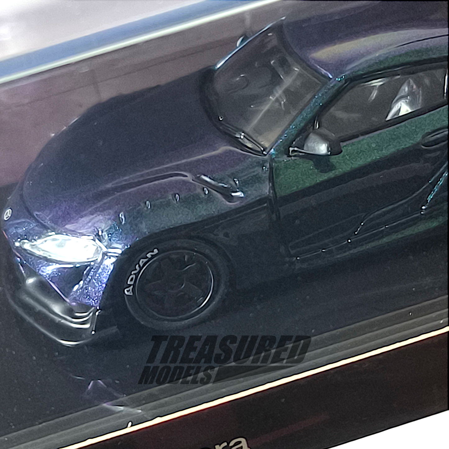 Pop Race HKS GR Supra Magic Purple 1/64 Diecast