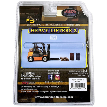 American Diorama Heavy Lifters 2 AD2434 1/64 Diecast