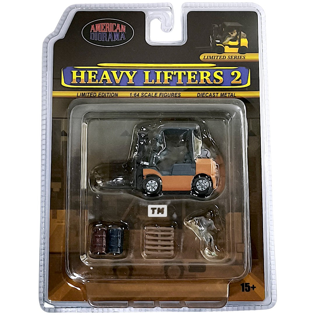 American Diorama Heavy Lifters 2 AD2434 1/64 Diecast