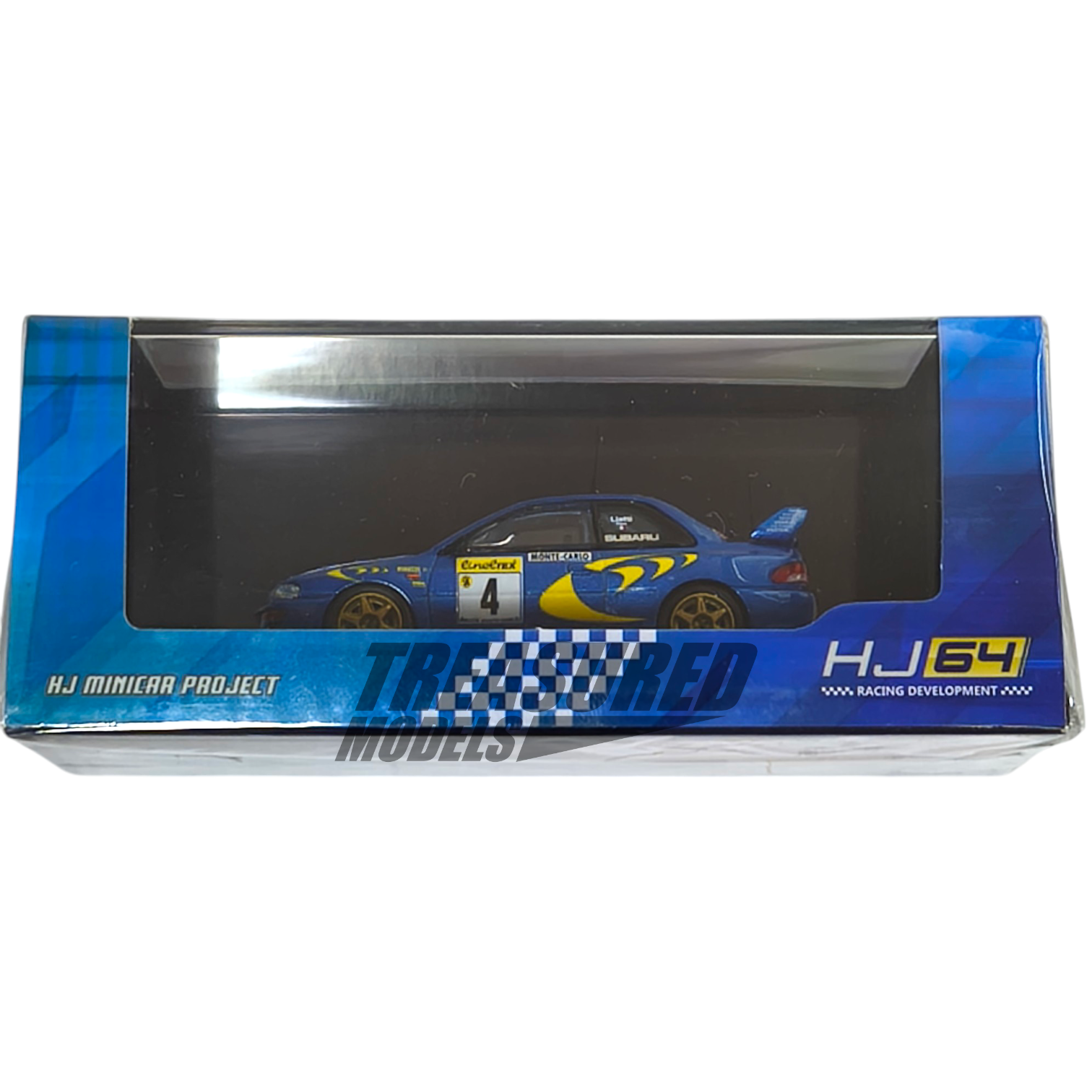 Hobby Japan Subaru Impreza WRC 1997 4 Monte-Carlo Winner HJR642041B 1/64 Die Cast