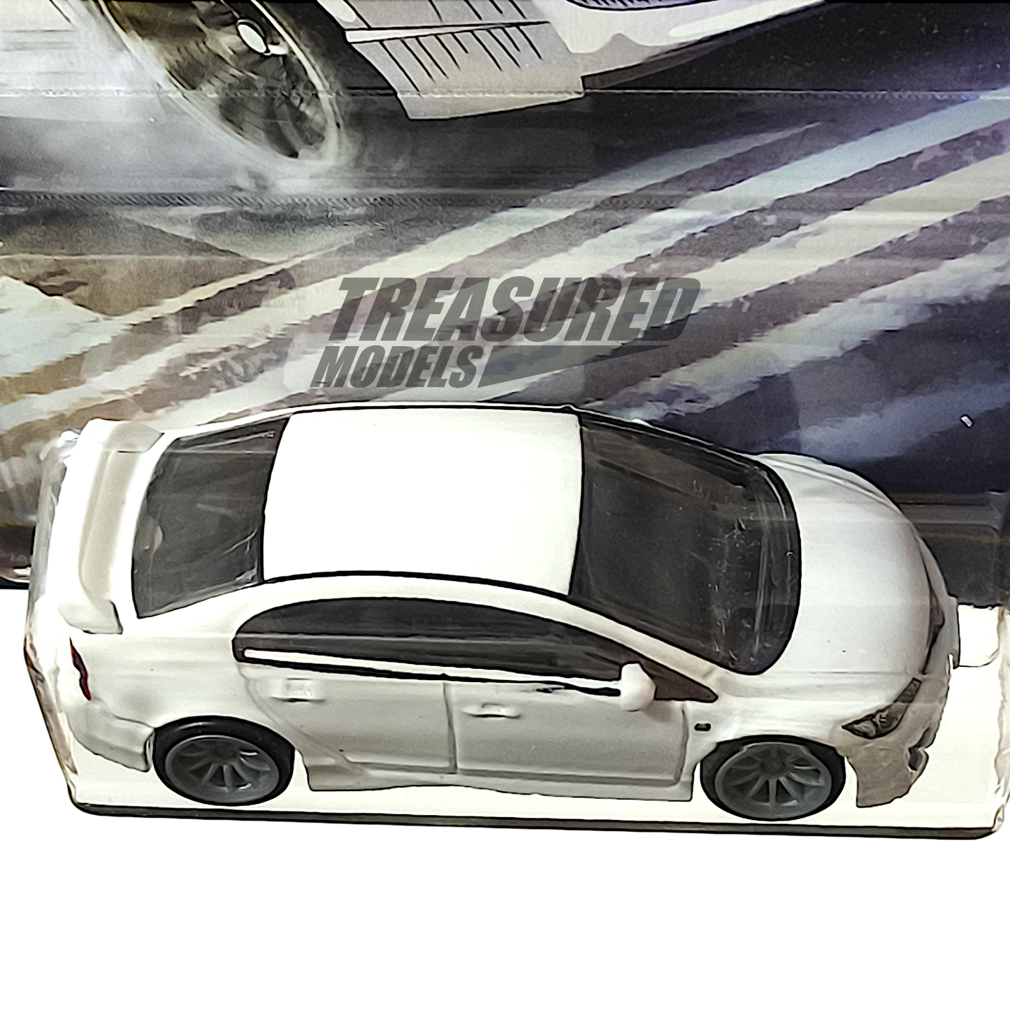 Hot Wheels Honda 07 Civic Type R FD2 Championship White 2025 Premium Car Culture Ronin Run II 1/64 Diecast