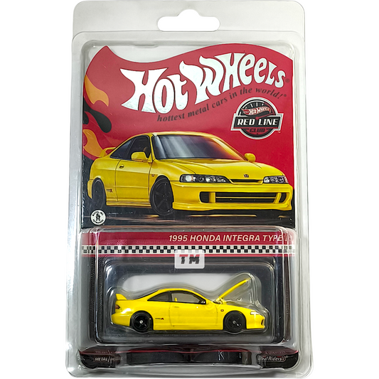 Hot Wheels Honda 1995 Integra Type R Phoenix Yellow 2024 RLC 1/64 Diecast