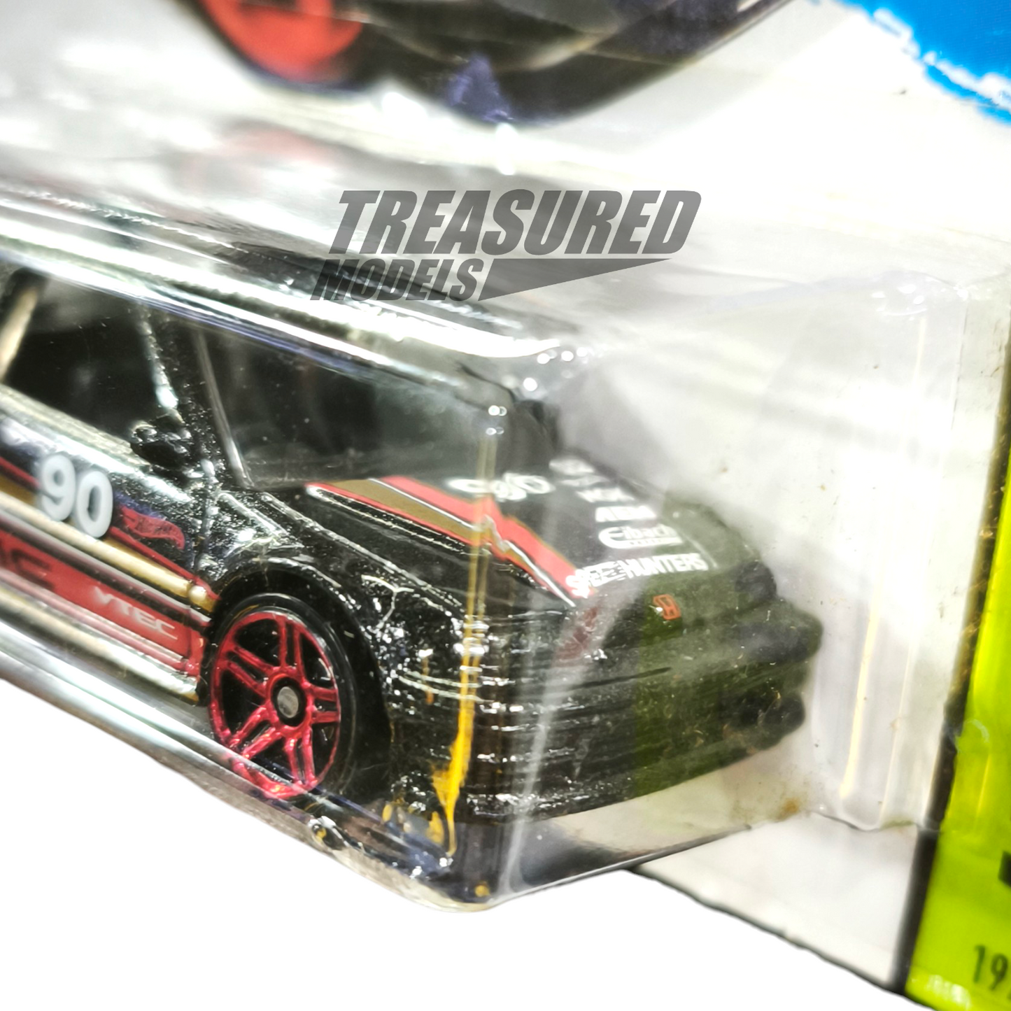 Hot Wheels Honda 90 Civic EF Metalflake Black 2015 Main Line HW Workshop 1/64 Die Cast
