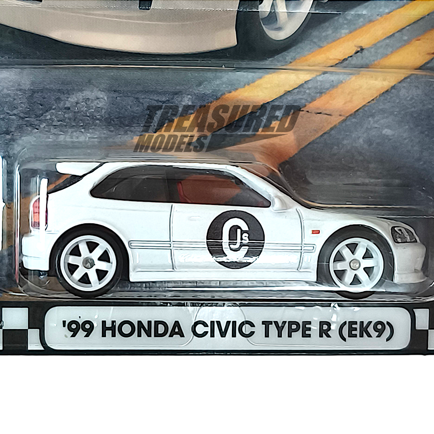 Hot Wheels Honda 99 Civic Type-R EK9 Championship White 2023 Premium Boulevard 1/64 Diecast