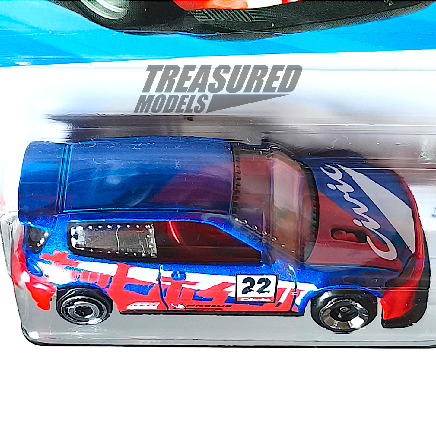 Hot Wheels Honda Civic Custom Metalflake Blue 2025 Main Line HW Reverse Rake 1/64 Diecast