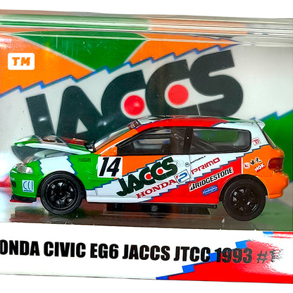 BM Creations Honda Civic EG6 JACCS JTCC 1993 #14 Cool Car Show 2026 1/64 Diecast