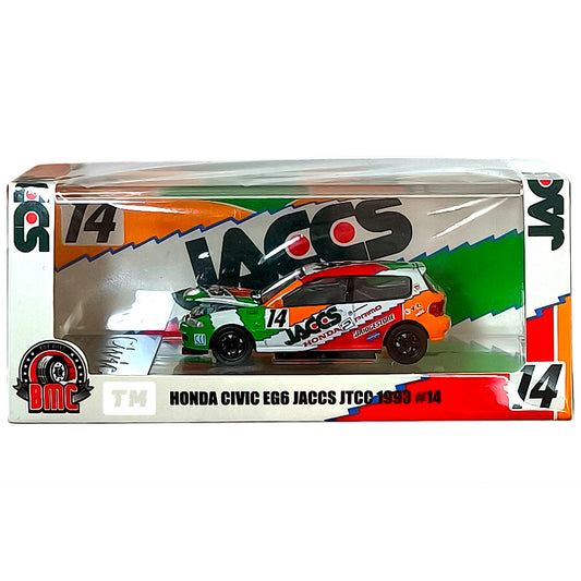 BM Creations Honda Civic EG6 JACCS JTCC 1993 #14 Cool Car Show 2026 1/64 Diecast